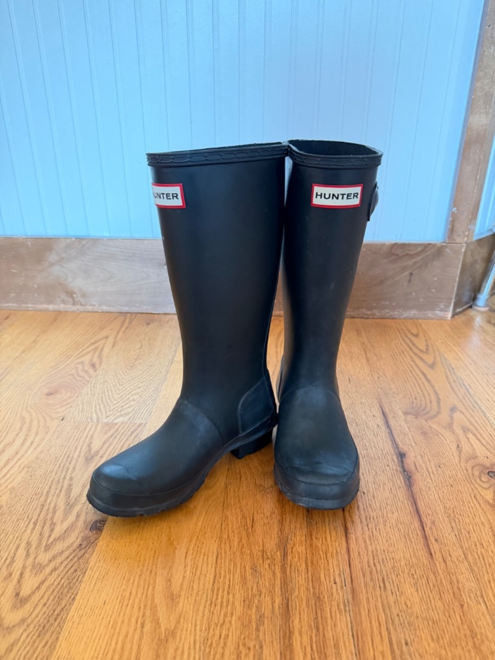 Hunter Original Kids' Classic Rain Boot in Black (Little Kid/Big Kid: Size US 1) - Picture 2 of 11